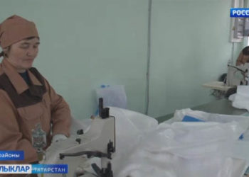 Буа районының Исәк авылында капчык тегү цехы ачылды