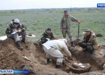 Кызыл Армия солдаты Иван Губаревның медальоны табылган