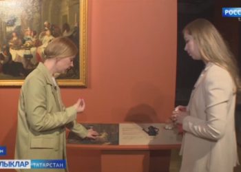 Казан Эрмитажы үзәгендә начар күрүче кешеләргә картиналарны кул белән капшап карау мөмкин