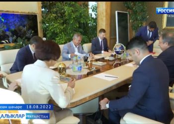 Рөстәм Миңнеханов Төркиянең «Шишеджам» компаниясе җитәкчелеге белән очрашты