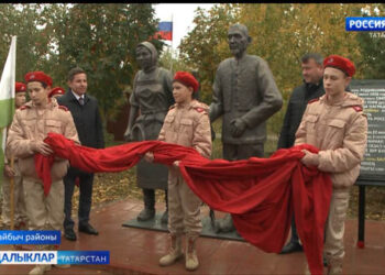 Кайбыч районында Бөек Ватан сугышы чоры балаларына багышланган  һәйкәл ачылды