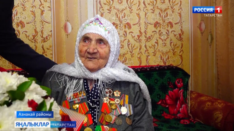 Азнакай районында яшәүче Гыйльминур Җәләева 100 яшен тутырган