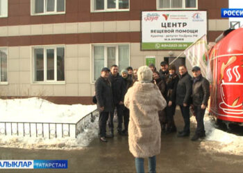 Лисичанскида яшәүчеләр өчен гуманитар ярдәм дәвам итә