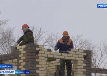 Апас районының Кызыл Тау авыл  җирлегендә дә җирле үзидарә бинасы төзелә