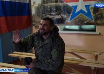 Татарстанда хәрби хезмәткәрләр һәм аларның туганнары арасында телевизион күпер