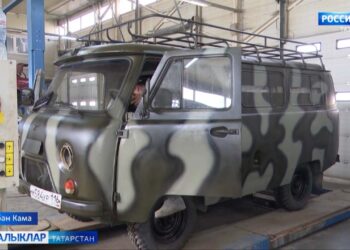 Машина махсус хәрби операция барган зонага китә