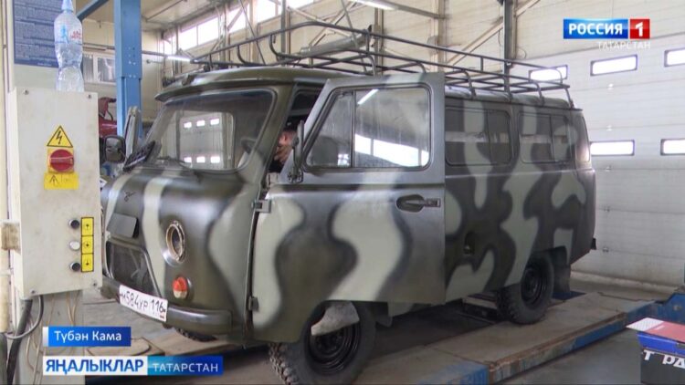 Машина махсус хәрби операция барган зонага китә