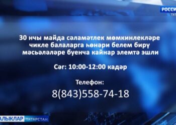 Сәламәтлек мөмкинлекләре чикле балаларга һөнәри белем бирү мәсәләре буенча кайнар элемтә эшли