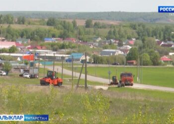 Апаста асфальт салу эшләре алып барыла