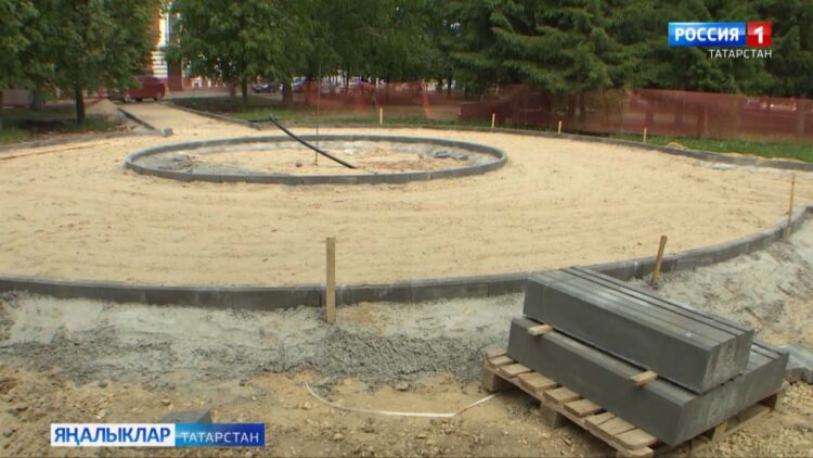 Казанның Балыкчы бакчасындагы фонтан яңара