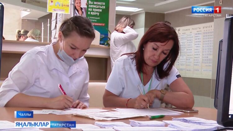 Районнарга чыга торган мобиль поликлиникалар да йөри