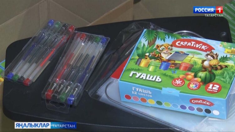 «Мәктәпкә җыенырга ярдәм ит!» республика акциясе кысаларында Лисичанск һәм Рубежный балаларына ярдәм