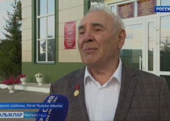 Ринат Таҗетдиновның юбилеена якташлары гадәти булмаган бүләк ясаган