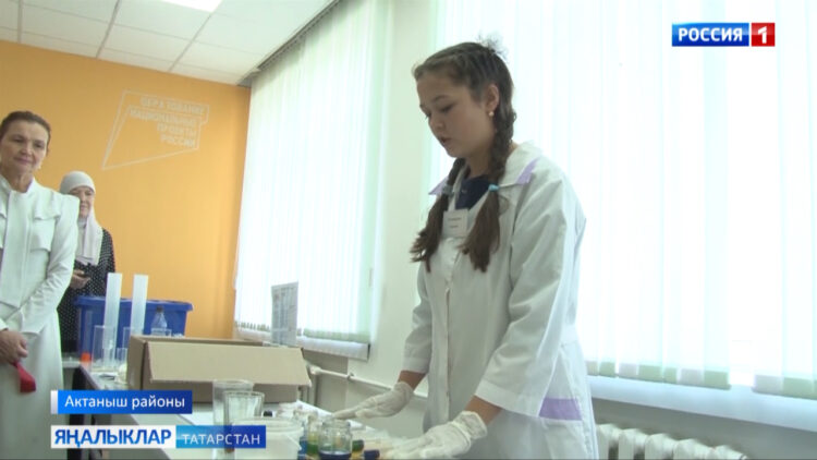 «Заманча мәктәп» федераль программасы кысаларында «Үсеш ноктасы” кабинеты ачылды