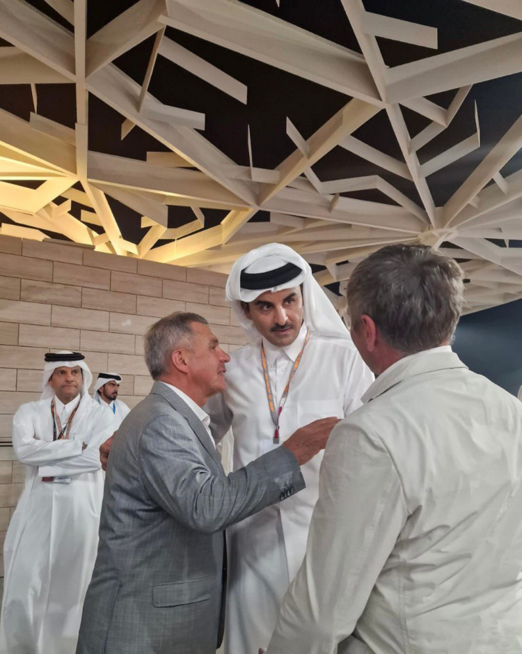 Миңнеханов Катар әмире белән хезмәттәшлекне киңәйтү мәсьәләләре хакында фикер алышты