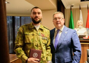 «Алга» батальонының взвод командирына Татарстан Республикасы орден медале тапшырылды