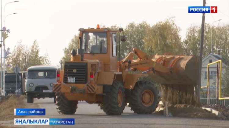 Апас район үзәге көннән-көн төзекләнә