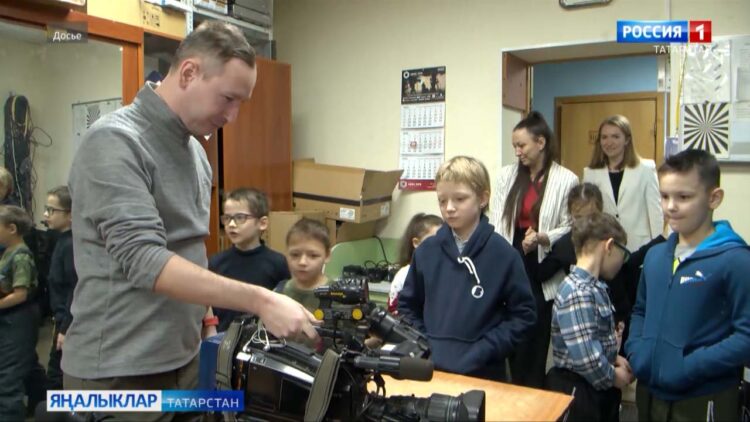 Начар күрүче балалар өчен телестудиягә экскурсияләр оештырылды