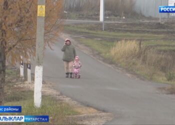 Апасның Кыр урамында утлар яңартылды