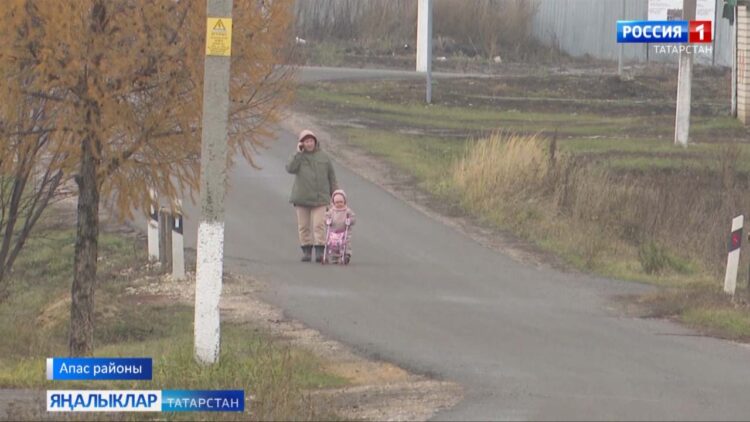 Апасның Кыр урамында утлар яңартылды