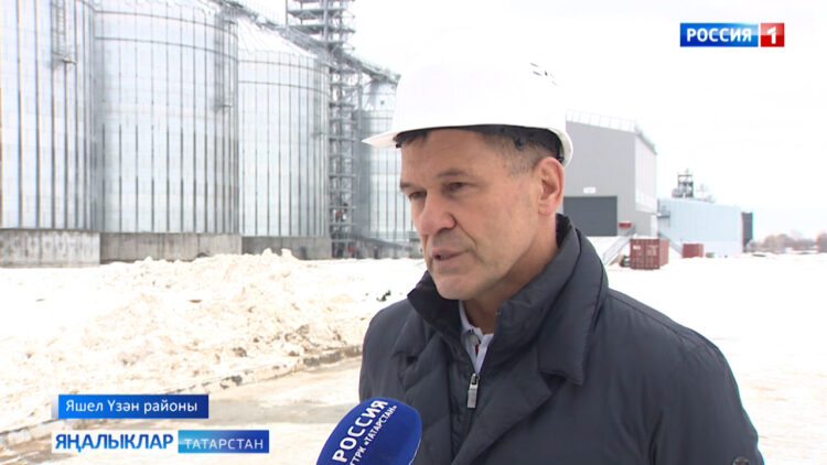 Яшел Үзәндә зур элеватор комплексының беренче чиратын төзү тәмамланды