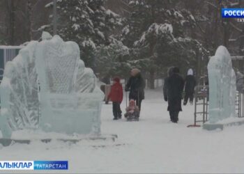 Бүген аязучан болытлы һава, урыны белән кар