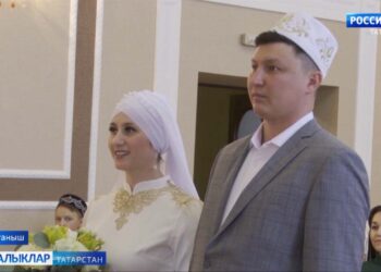 Актаныш районы загс бүлегендә 2024 елның беренче гаиләсе теркәлде