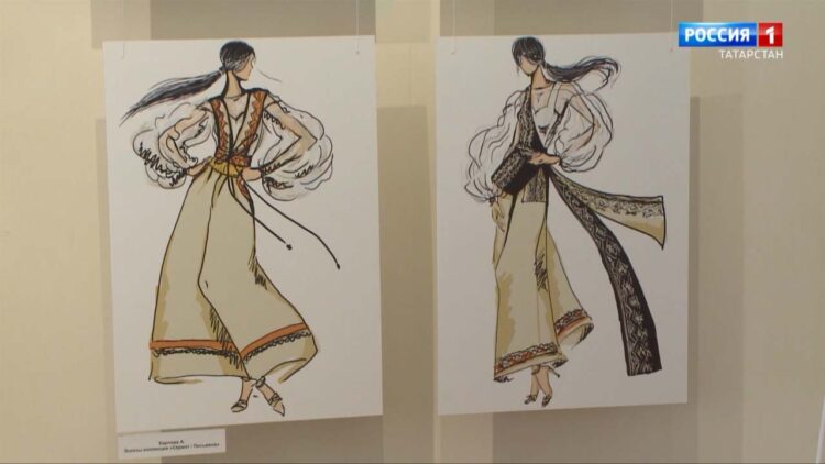 Лобачевский исемен йөрткән музей бүлмәләрендә күрше дусларыбыз Мордовиядән килгән күргәзмә