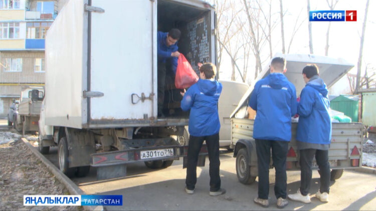 Оренбургта зыян күрүчеләргә Татарстаннан гуманитар йөк китте