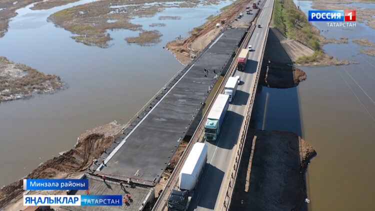 Татарстанда Минзәлә елгасы аша яңа күпер салуга керештеләр
