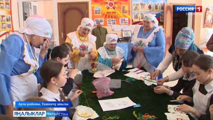 «Күркәм эшләр эзеннән» сәхифәсе