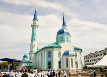 Рөстәм Миңнеханов Ульяновскидагы иң зур мәчетне ачуда катнашты