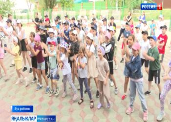 Буа районының Роальд Сәгъдиев исемендәге мәктәп базасында балалар өчен җәйге лагерь