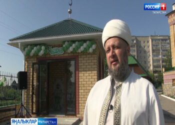 шел Үзән раойнының «Тынычлык» мәчете территориясендә дә халыкны эчәр су белән тәэмин итү пункты ачылды