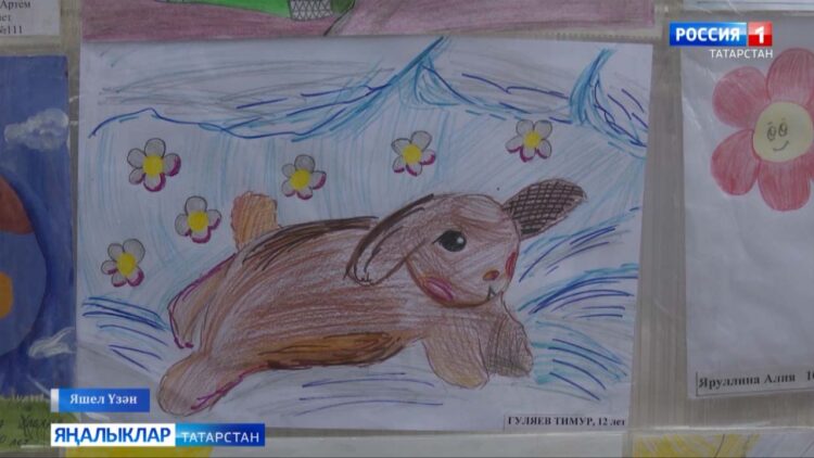 Яшел Үзәндә «Кораблик» балалар рәсем бәйгесендә катнашучыларны бүләкләделәр