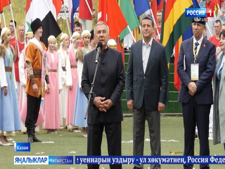 Казанда Сабантуе гөрләп узды