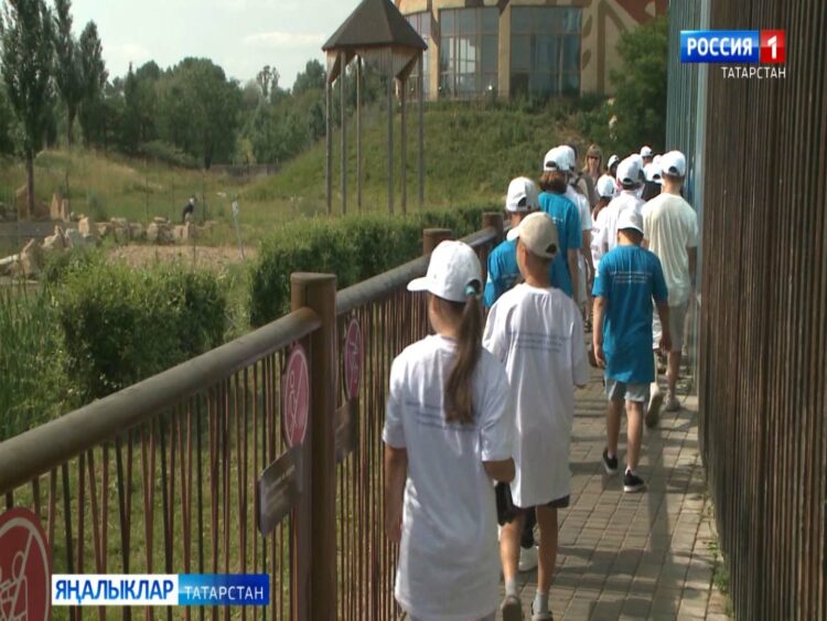 Казан зоопаркында махсус операция зонасында катнашучыларның балалары өчен экскурсия узды