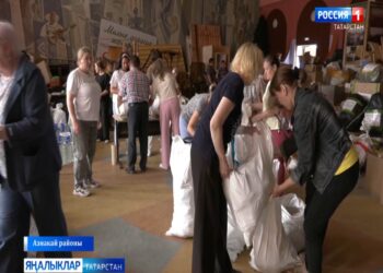 Азнакайдан махсус хəрби операция зонасына чираттагы гуманитар йөк озатылды