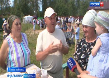 Лаеш районы бакчачылары бәйрәменнән Мөршидә Җиһан репортажы