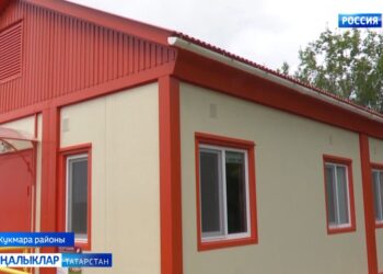 Кукмара районының Әсән-Елга авылында илкүләм проект буенча яңа фельдшер-акушерлык пункты төзелеше тәмамлана.