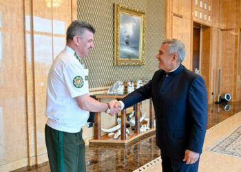 Рөстәм Миңнеханов Беларусь Республикасы урман хуҗалыгы министры Александр Кулик белән очрашты