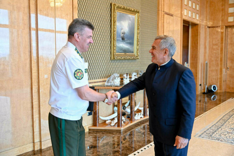 Рөстәм Миңнеханов Беларусь Республикасы урман хуҗалыгы министры Александр Кулик белән очрашты