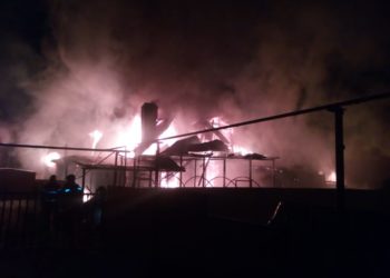 В Зеленодольском районе на пожаре погибла женщина и пострадали двое мужчин