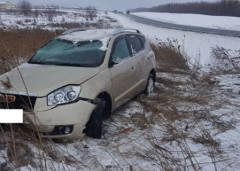 В Татарстане иномарка вылетела в кювет: ребенок получил травму головного мозга