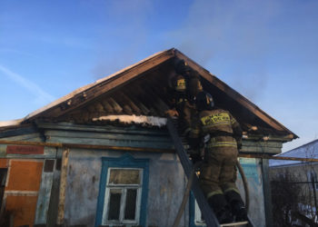 В Зеленодольске из пожара спасли 60-летнего мужчину