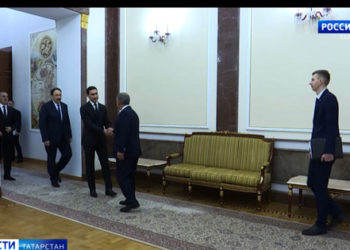 Минниханов провел встречу с министром промышленности Туркменистана