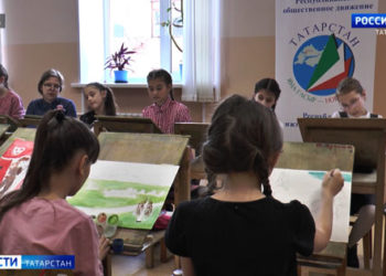 В Татарстане стартовал 14-й республиканский телевизионный конкурс «Дети рисуют страну»