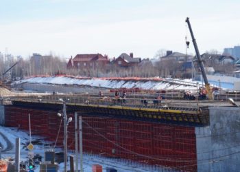 Со стройки Большого Казанского кольца вывезли 7 тысяч кубометров грунта