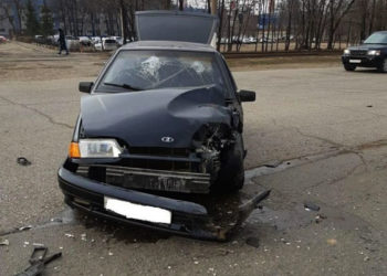 В Нижнекамске из-за грубого нарушения ПДД произошла сильная авария