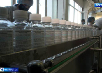 «Нэфис» передал больницам республики дезинфицирующие средства и медоборудование